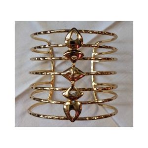 Stella & Dot Gold Tone Cuff Bracelet